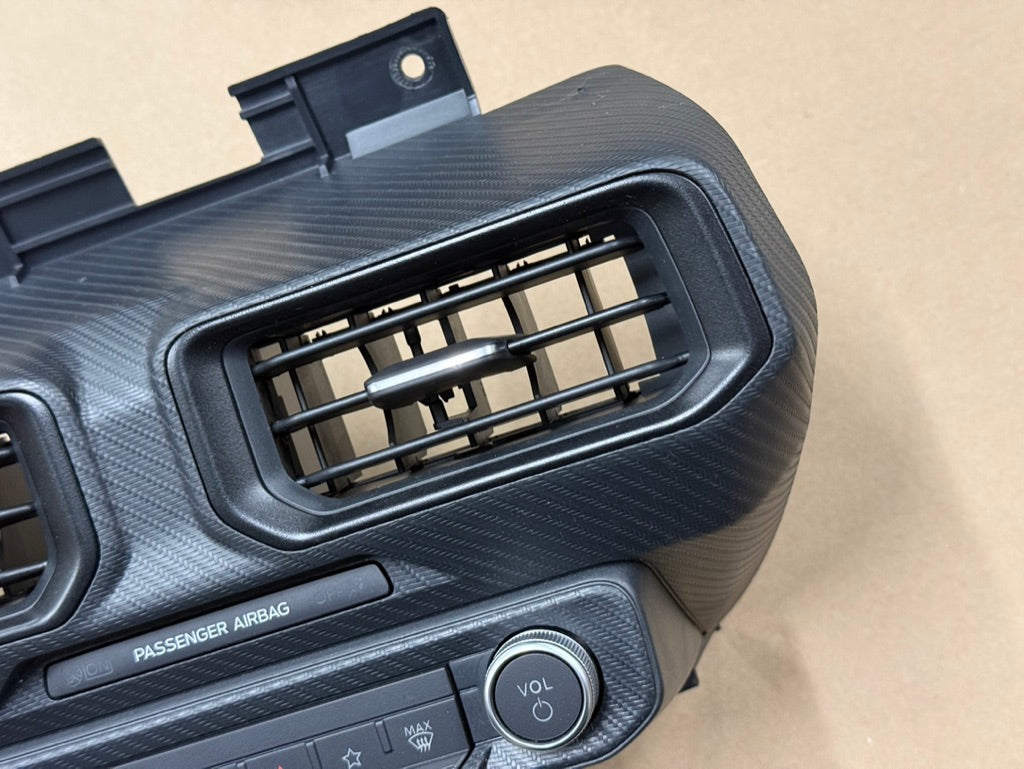 2024-2026 Ford Mustang S650 Center Dash Trim Air Vents Push Start Bezel Panel