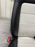 2018-2023 Ford Mustang GT Black/White Leather Front Rear Power Seats Heat/Cooled