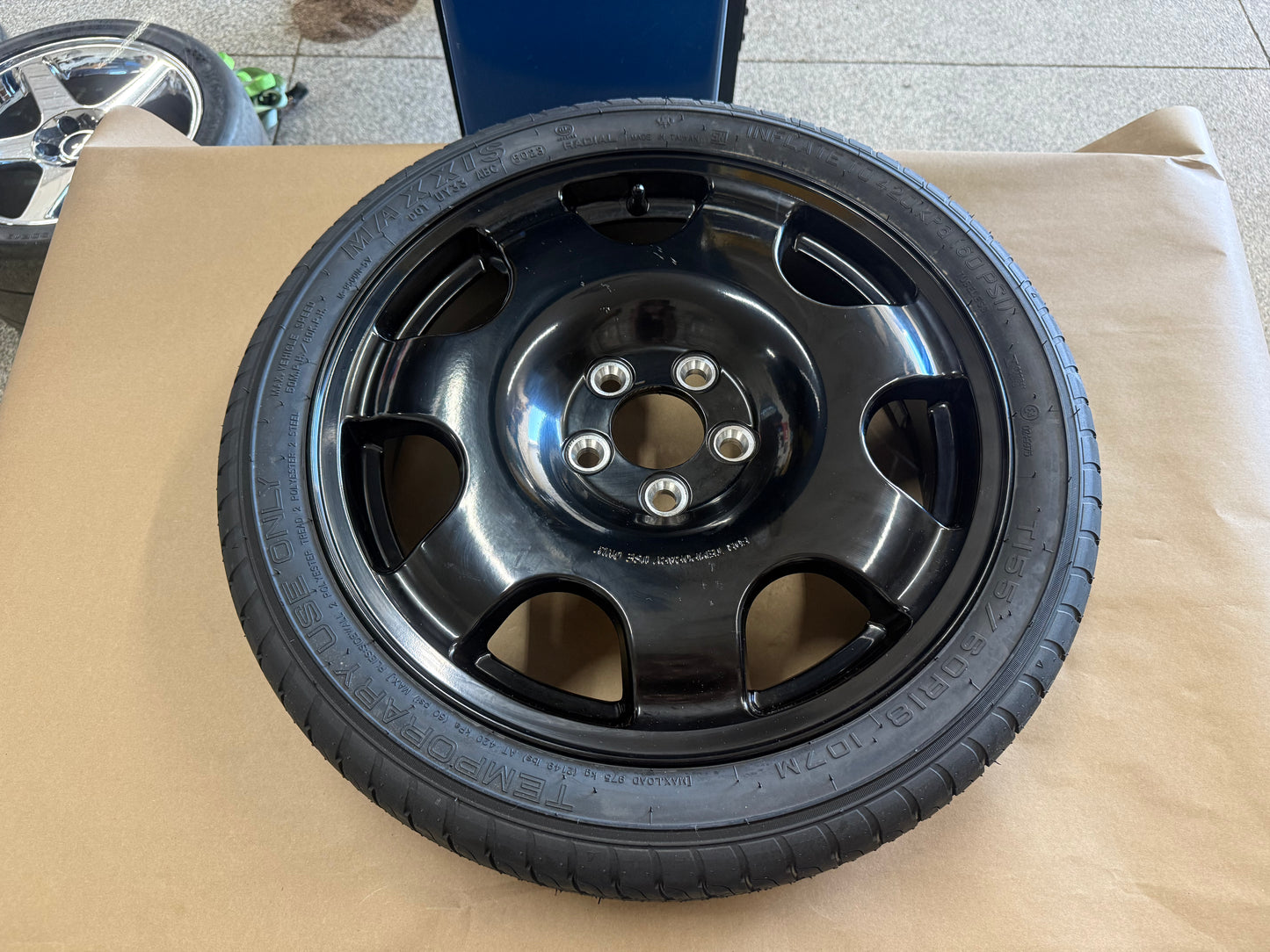2015-2026 Ford Mustang GT Spare Tire 155/60/18 "Black"