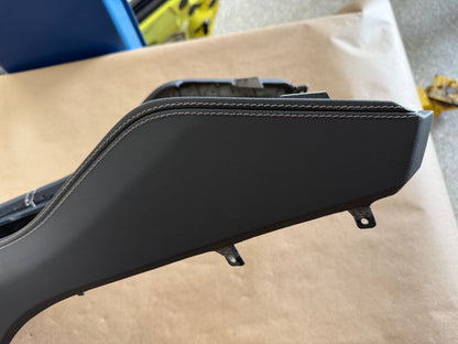 2024-2026 Ford Mustang Center Console Top Leather Wrapped Plastic Knee Pads