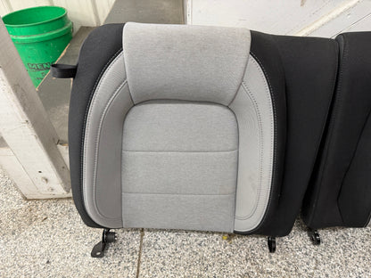 2024-2025 Ford Mustang GT Grey/Black Cloth Rear Seats Coupe