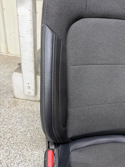 2024-2026 Ford Mustang GT Black Cloth Leather Seats Coupe