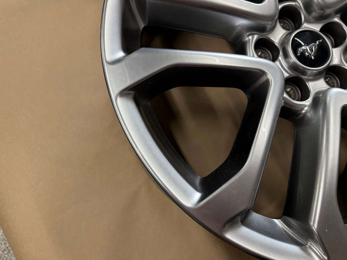 2015-2023 Ford Mustang GT Silver Wheel Rim 20x9"