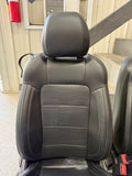 2018-2023 Ford Mustang GT Black Leather Coupe Front & Rear Seats
