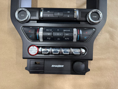 2015-2017 Ford Mustang GT Face Plate Premium Radio 8 inch Trim Piece