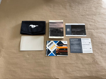 2019 Ford Mustang GT Owners Manual And Literature w/Cover