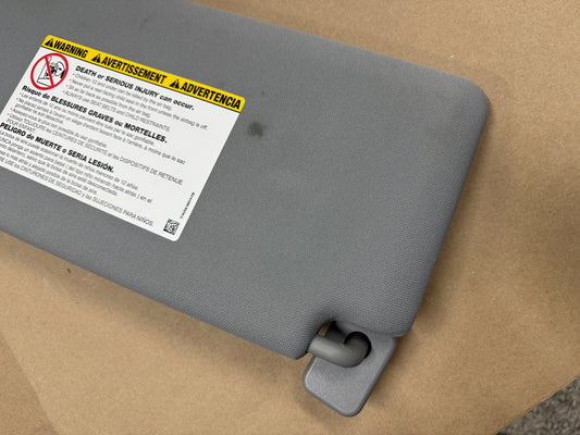 2023-2025 Ford F-250 Super Duty Sun Visors Pair "Grey"