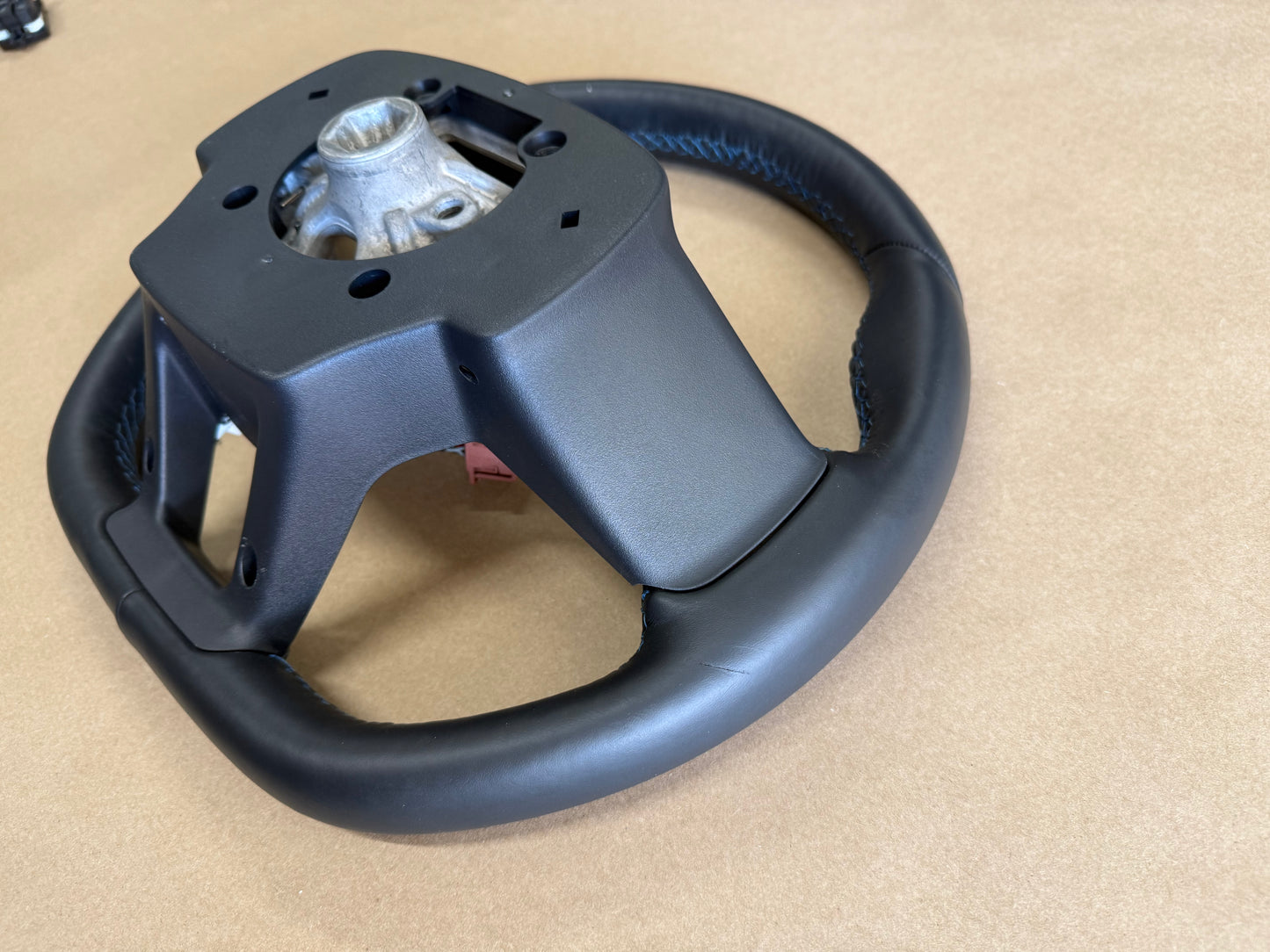 2024-2026 Ford Mustang Dark Horse Suede Leather Steering Wheel "Manual"