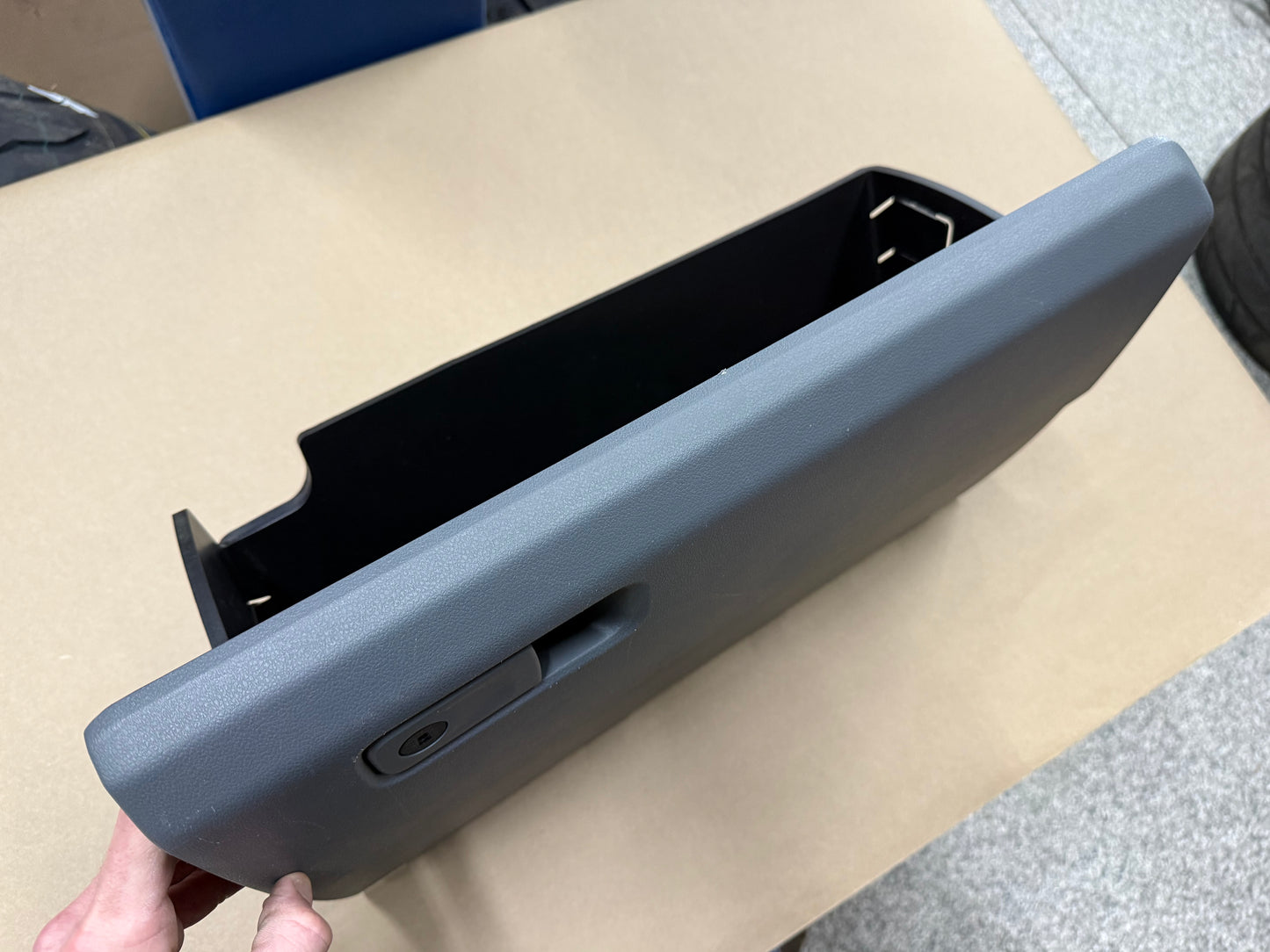 2023-2025 Ford F-250 F-350 Super Duty Interior Dash Glove Box "Grey"