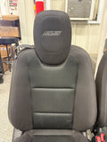 2010-2015 Chevy Camaro SS Black Cloth Seats Front & Rear Coupe