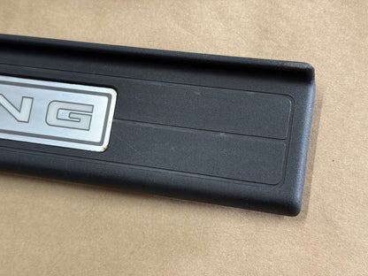 2015-2023 Ford Mustang "My Color" Sill/Scuff Plates Interior Trim Black