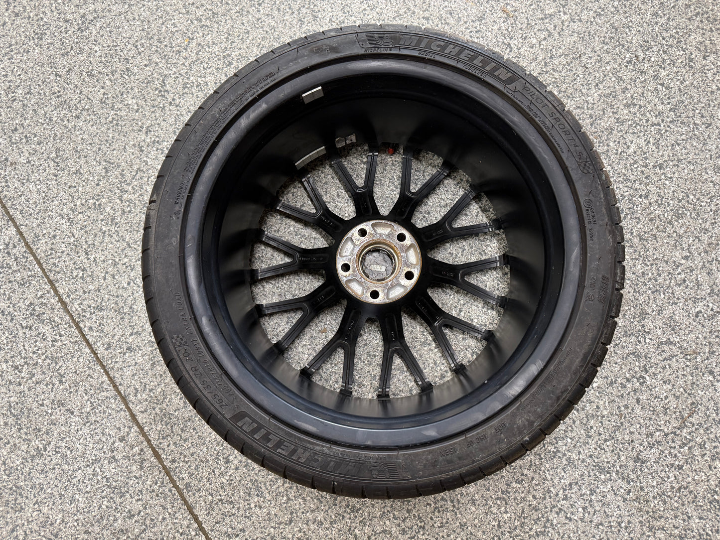 2015-2023 Ford Mustang GT 20x8.5" Wheel Rim PP1 265/35/20 Michelin AM Replica