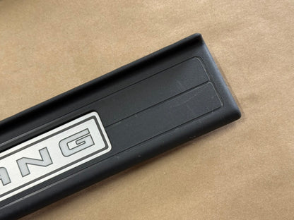 2024-2026 Ford Mustang "My Color" Sill/Scuff Plates Interior Trim Black