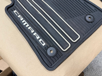 2016-2024 Camaro Molded Rubber Front Floor Mats