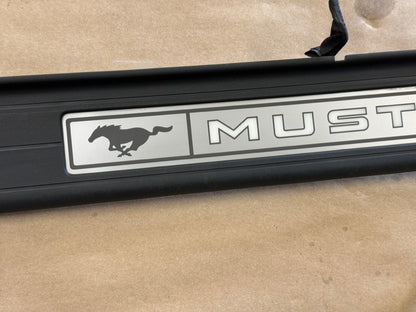 2024-2026 Ford Mustang "My Color" Sill/Scuff Plates Interior Trim Black