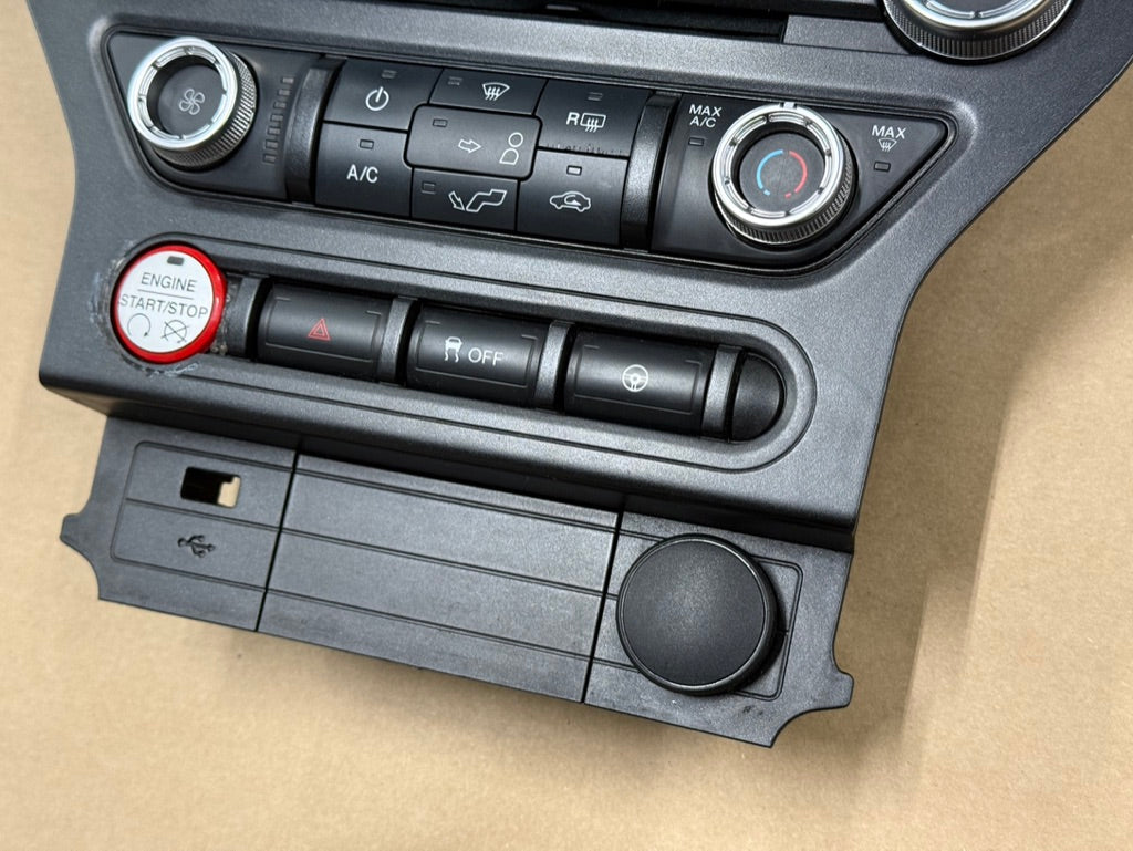 2015-2017 Ford Mustang GT Face Plate Radio Trim Piece