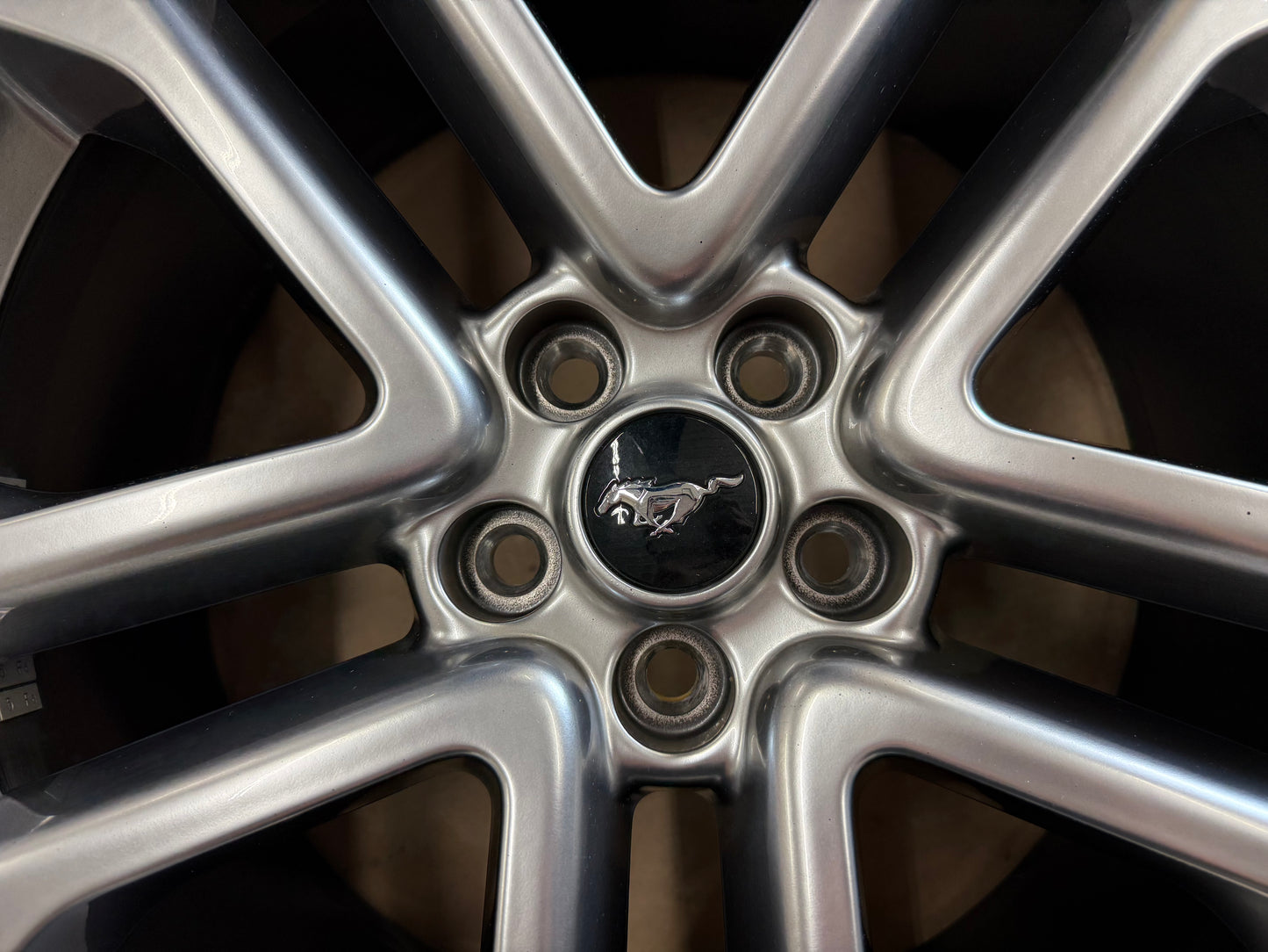 2015-2023 Ford Mustang GT Silver Wheel Rim 20x9"