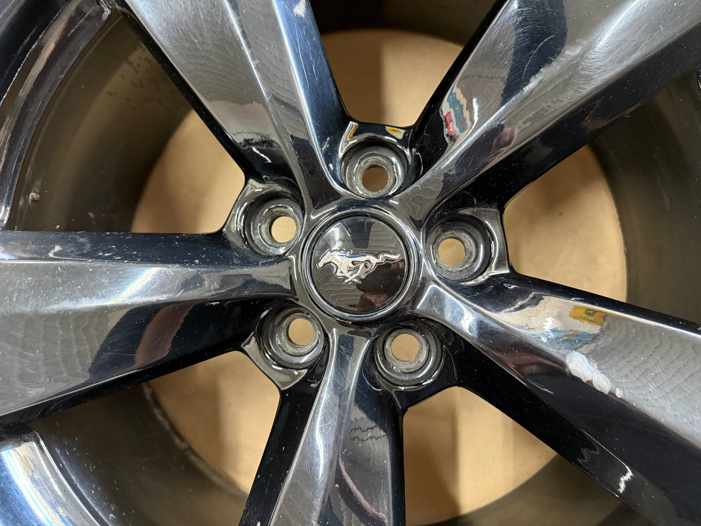 2015-2023 Ford Mustang GT Black Wheel Rim 19x8.5"