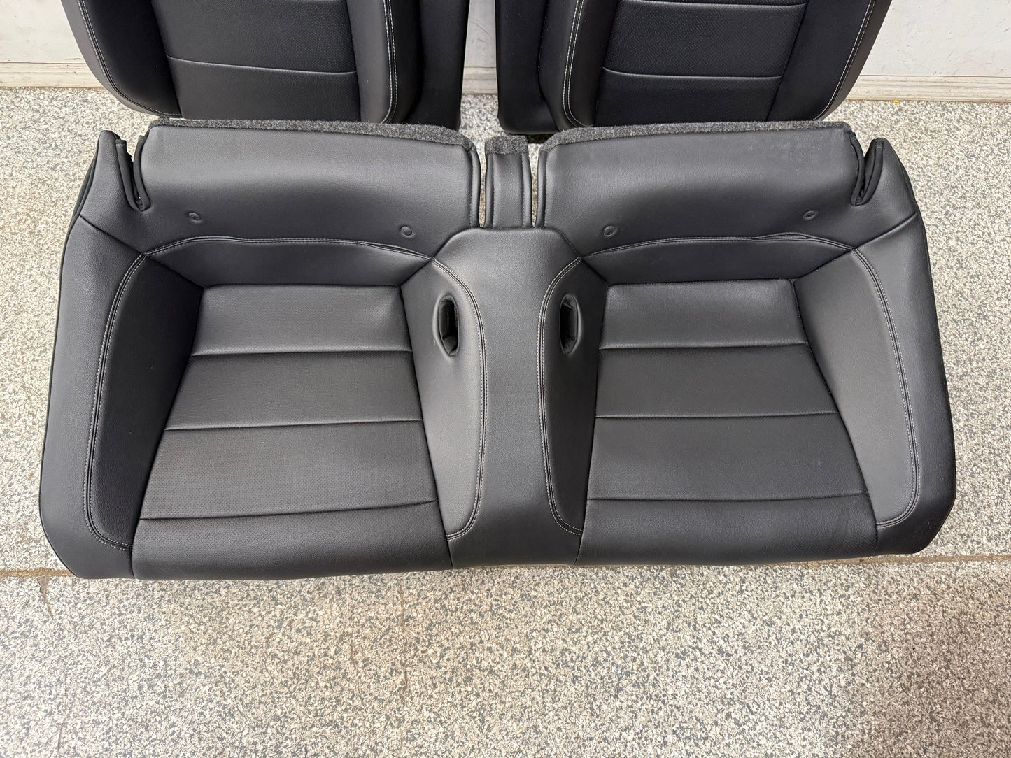 2015-2017 Ford Mustang GT Premium Leather Front Rear Seats Black Heated/Cooled