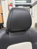 2018-2023 Ford Mustang GT Black/White Leather Front Rear Power Seats Heat/Cooled