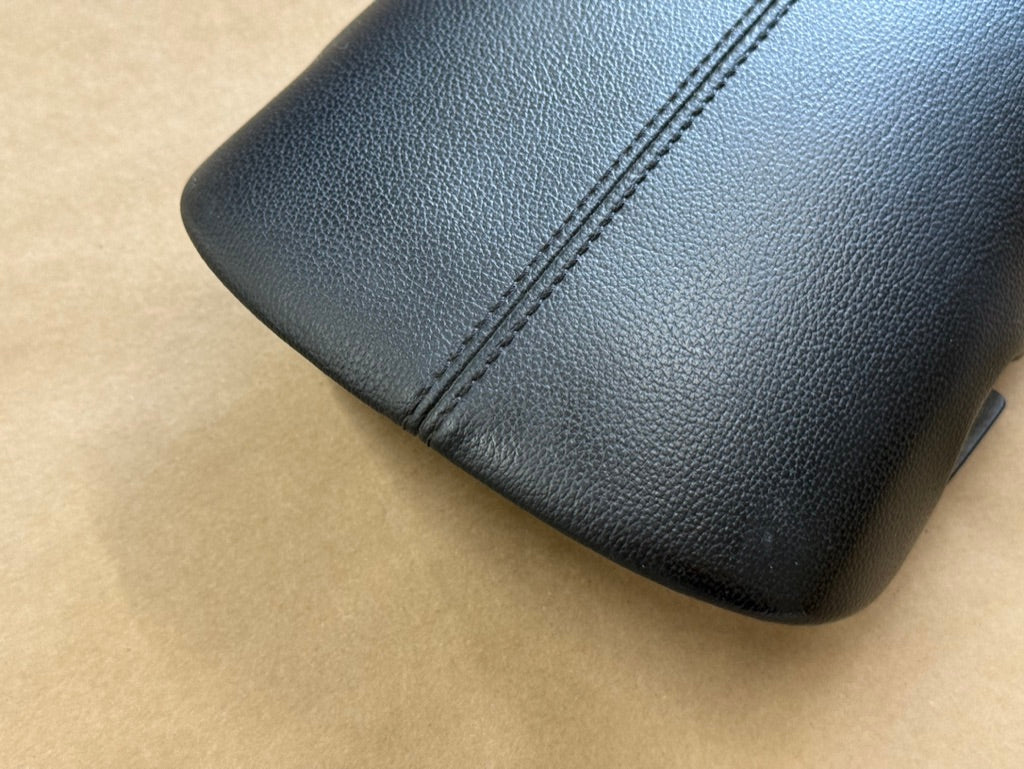 2015-2023 Ford Mustang Center Top Console Lid Armrest Black Stitching