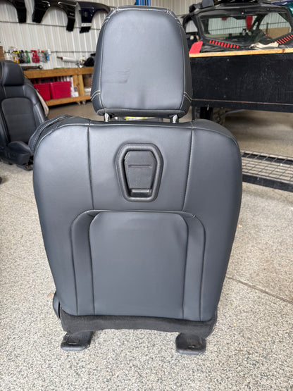 2024-2026 Ford Mustang GT Black Leather Coupe Front & Rear Seats