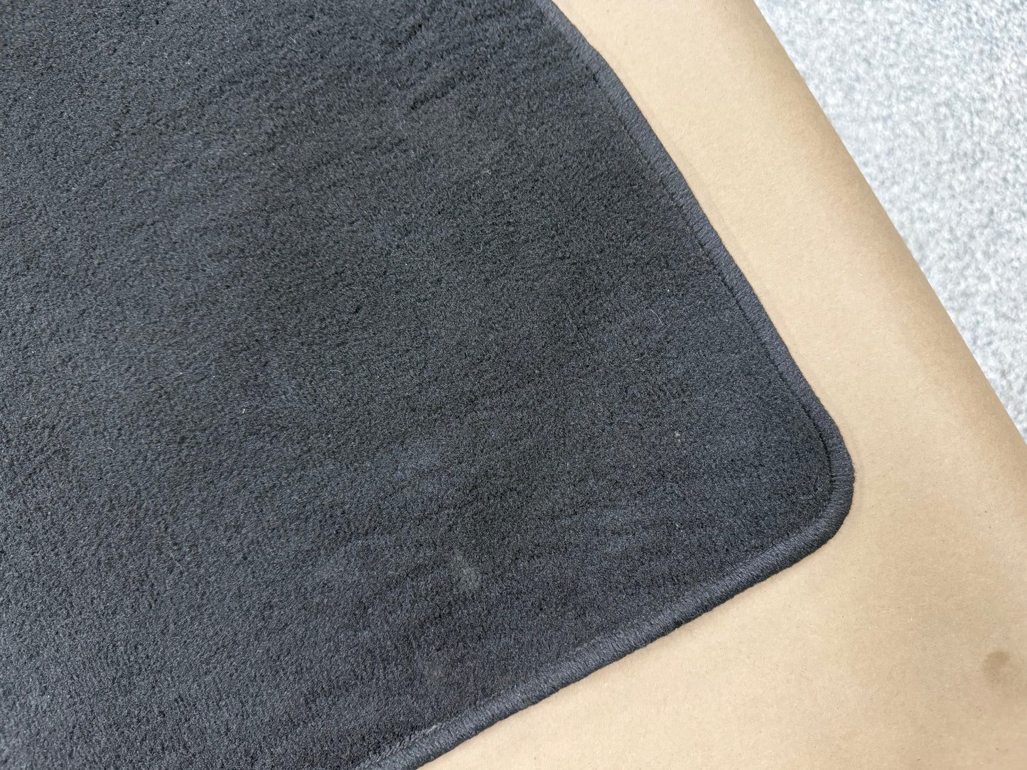 2024-2026 Ford Mustang Front Floor Mats Carpet "Black Stitch"