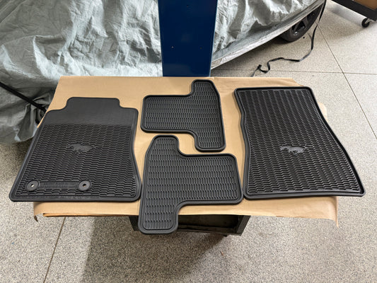 2015-2023 Ford Mustang Rubber Front & Rear Floor Mats 5k miles