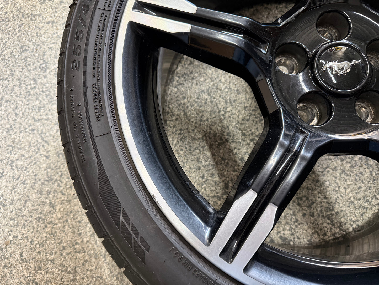 2015-2023 Ford Mustang California Special 19x8.5" Wheel Rim 255/40/19 Fortune