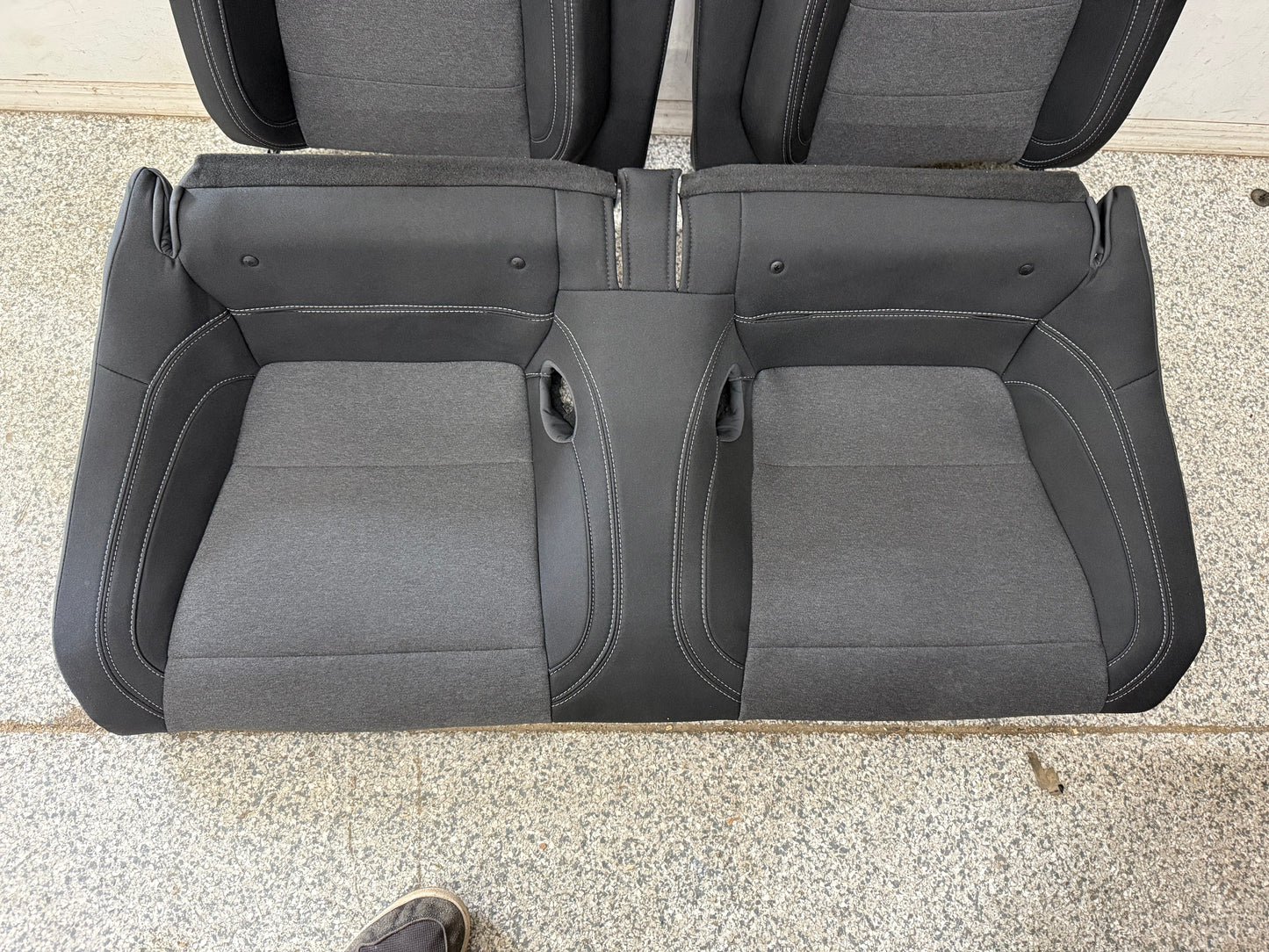 2024-2026 Ford Mustang GT Black Cloth Seats Front & Rear Coupe