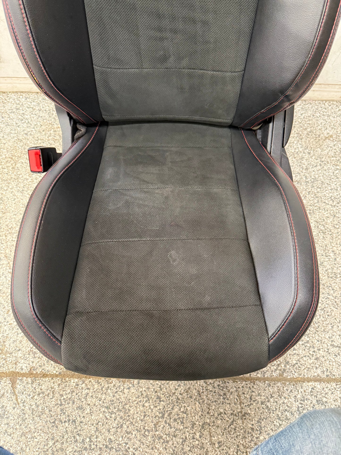 2018-2023 Ford Mustang GT/CS Leather/Suede Front Seats Black Heated/Cooled