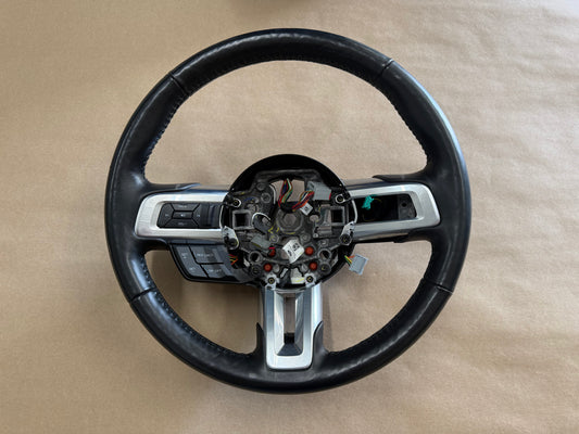 2018-2023 Ford Mustang Leather Steering Wheel "Manual" Heated 15k mi