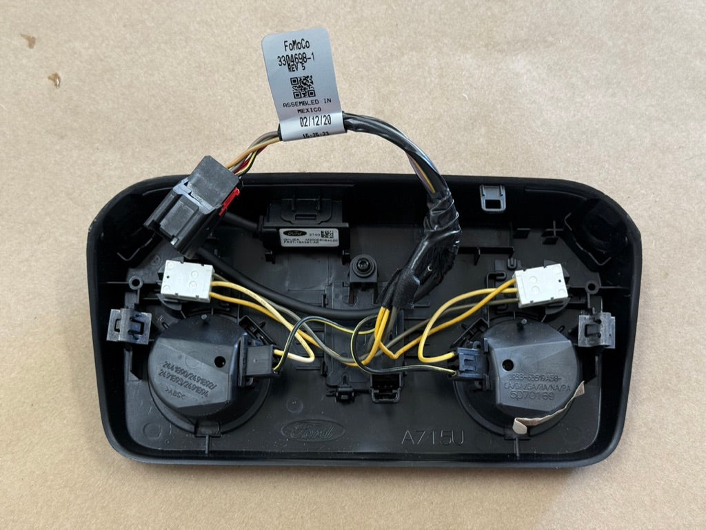 2015-2023 Ford Mustang GT GT500 Dome Light Coupe Black Interior