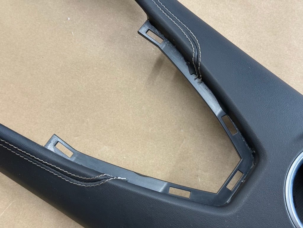 2024-2026 Ford Mustang Center Console Top Leather Wrapped Plastic Knee Pads