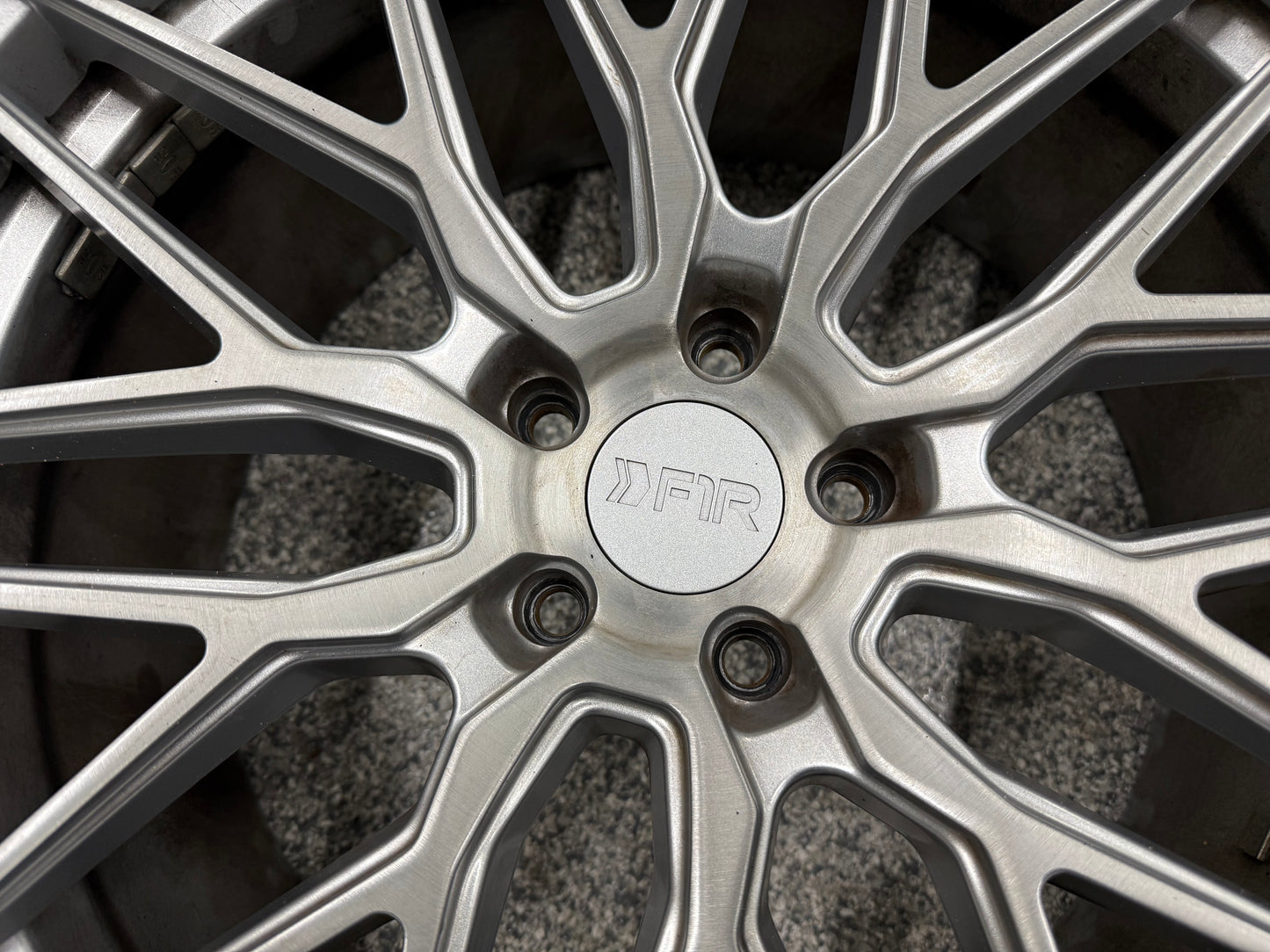 2015-2023 Ford Mustang F1R F103 Brushed Silver Wheels Set of 4 20x10"
