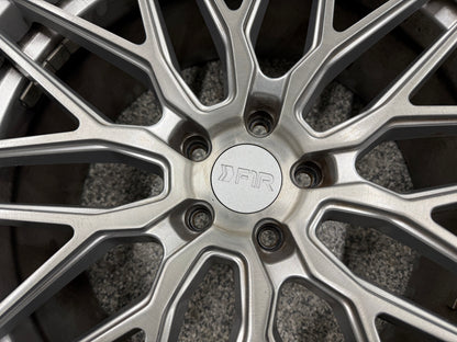 2015-2023 Ford Mustang F1R F103 Brushed Silver Wheels Set of 4 20x10"