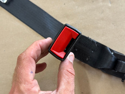 2023-2026 Ford F-250 F-350 Black Rear Center Seat Belt