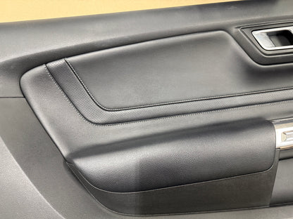 2018-2023 Ford Mustang GT LH Driver Leather Insert Door Panel Grey Stitching