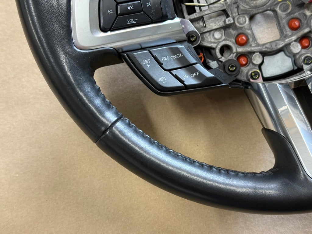 2018-2023 Ford Mustang Leather Steering Wheel Automatic Paddle Shifters