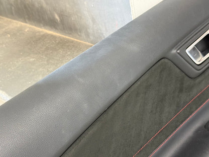 2018-2023 Ford Mustang LH RH California Special Door Panels Pair Red Stitch