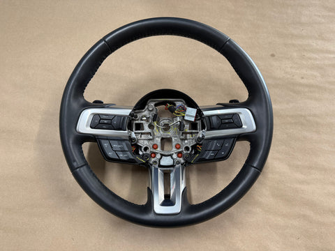 2018-2023 Ford Mustang Leather Steering Wheel Automatic Paddle Shifters