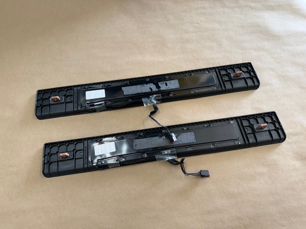 2015-2023 Ford Mustang "My Color" Sill/Scuff Plates Interior Trim Black