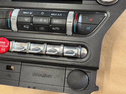 2015-2017 Ford Mustang GT Face Plate Premium Radio 8 inch Trim Piece