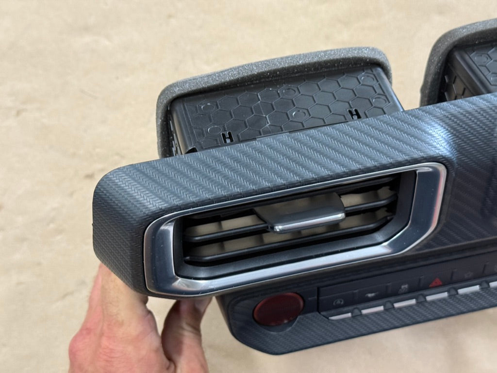 2024-2026 Ford Mustang S650 Center Dash Trim Air Vents Push Start Bezel Panel