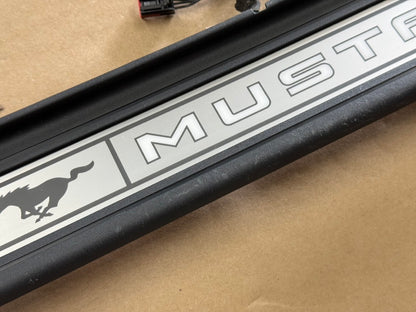 2024-2026 Ford Mustang "My Color" Sill/Scuff Plates Interior Trim Black