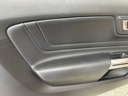 2018-2023 Mustang GT V6 EcoBoost LH RH Premium Leather Insert Door Panels Pair