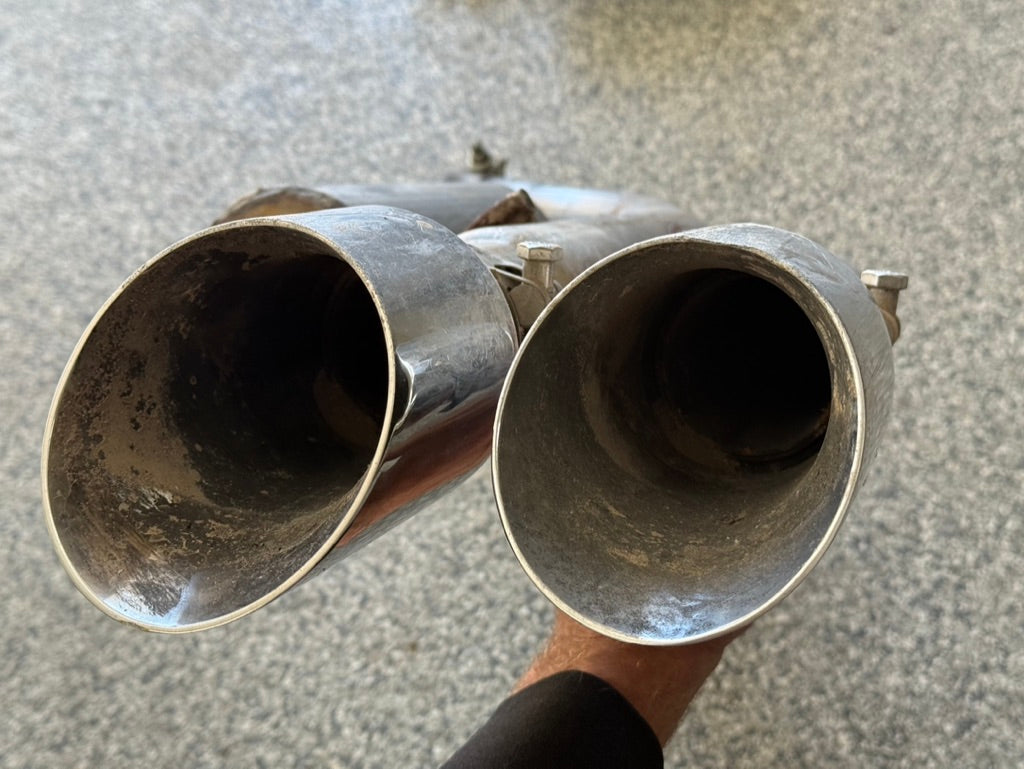 2018-2023 Ford Mustang GT 5.0L MBRP 3" Cat Back 4" Tips, Race Version (Damaged)