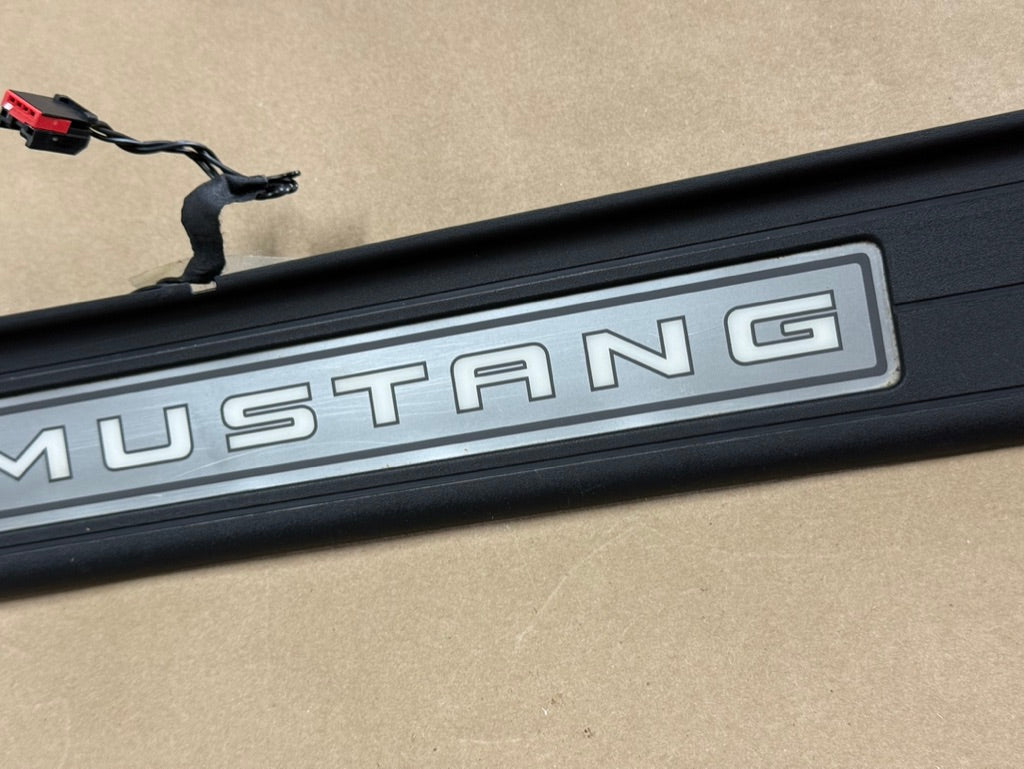 2015-2023 Ford Mustang "My Color" Sill/Scuff Plates Interior Trim Black