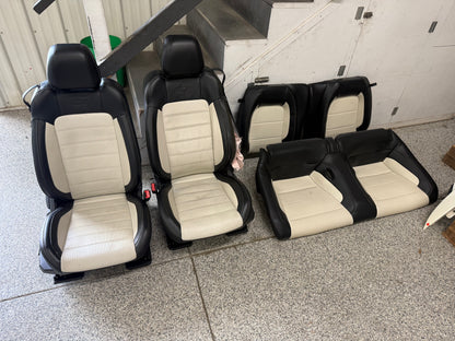 2015-2017 Mustang 50th Anniversary Leather Front Rear Seats Heated/Cooled