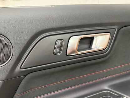 2018-2023 Ford Mustang LH RH California Special Door Panels Pair Red Stitch